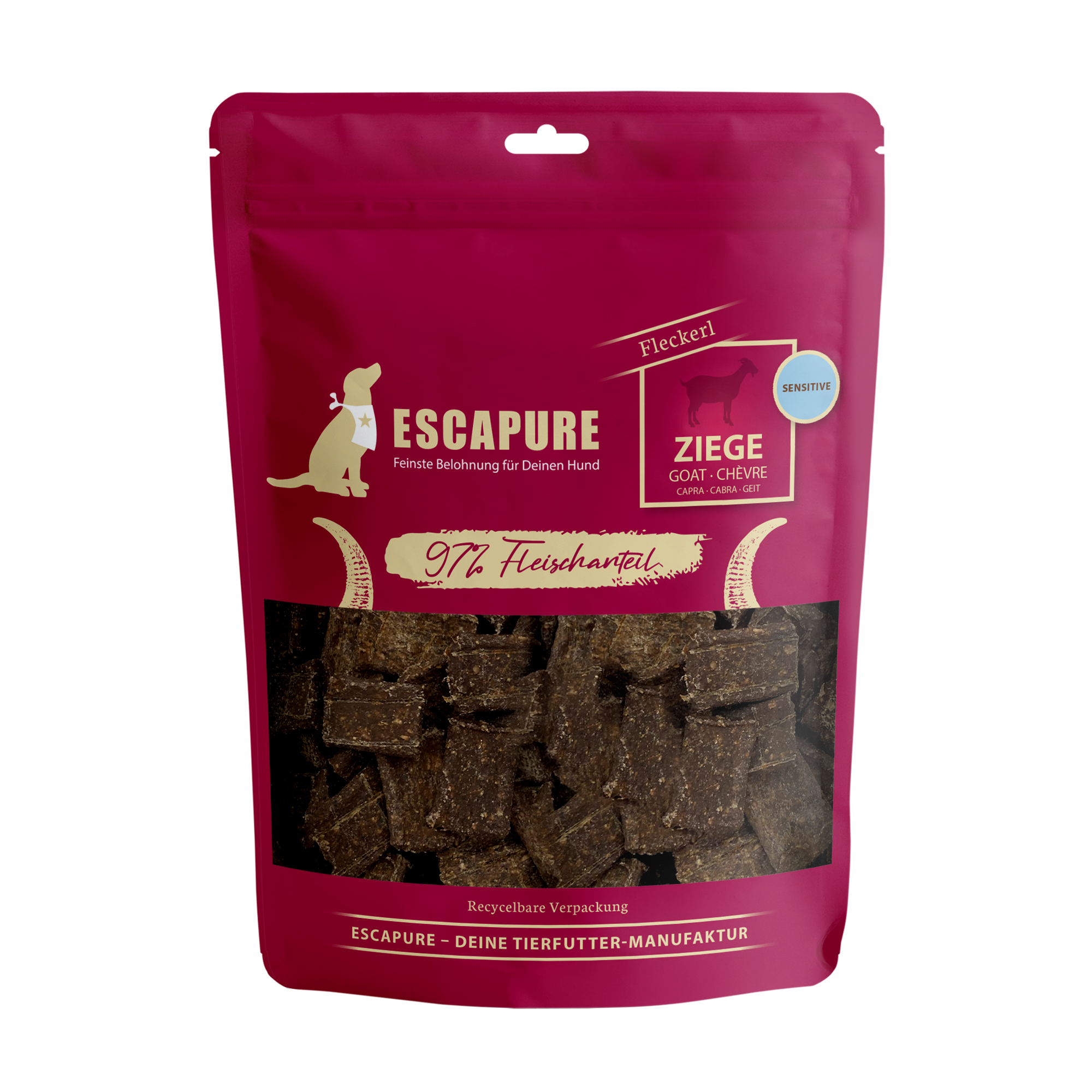 Ziegen Snack mit Heilerde