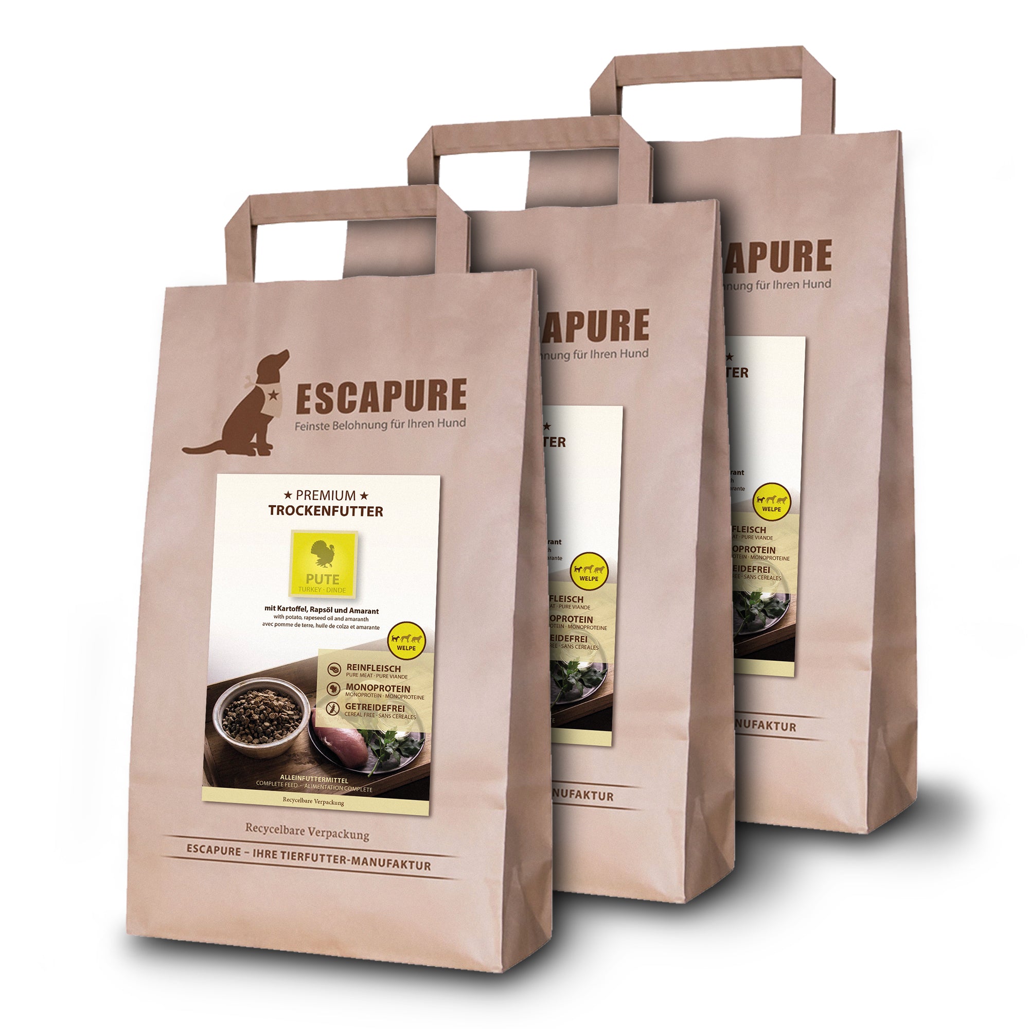 Welpe Pute Premium Trockenfutter