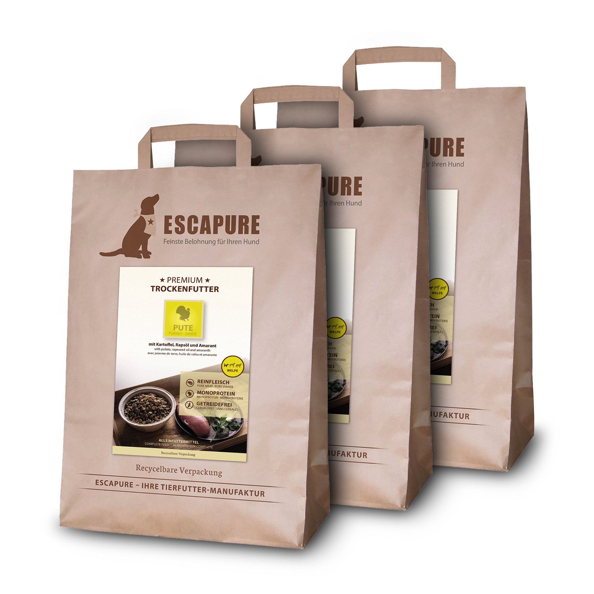 Welpe Pute Premium Trockenfutter