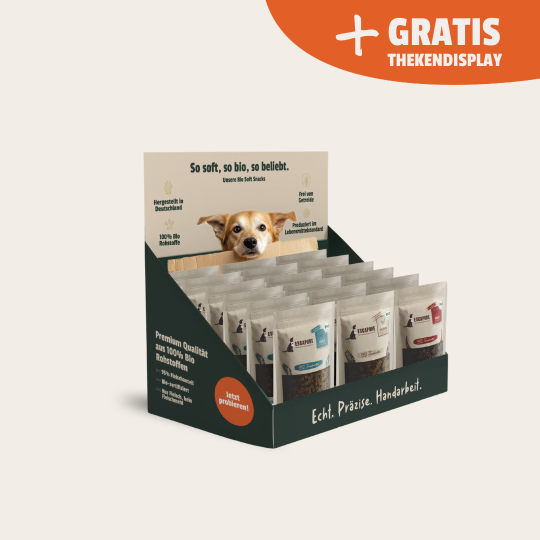 Thekendisplay + 3 BIO Soft Snack VE's